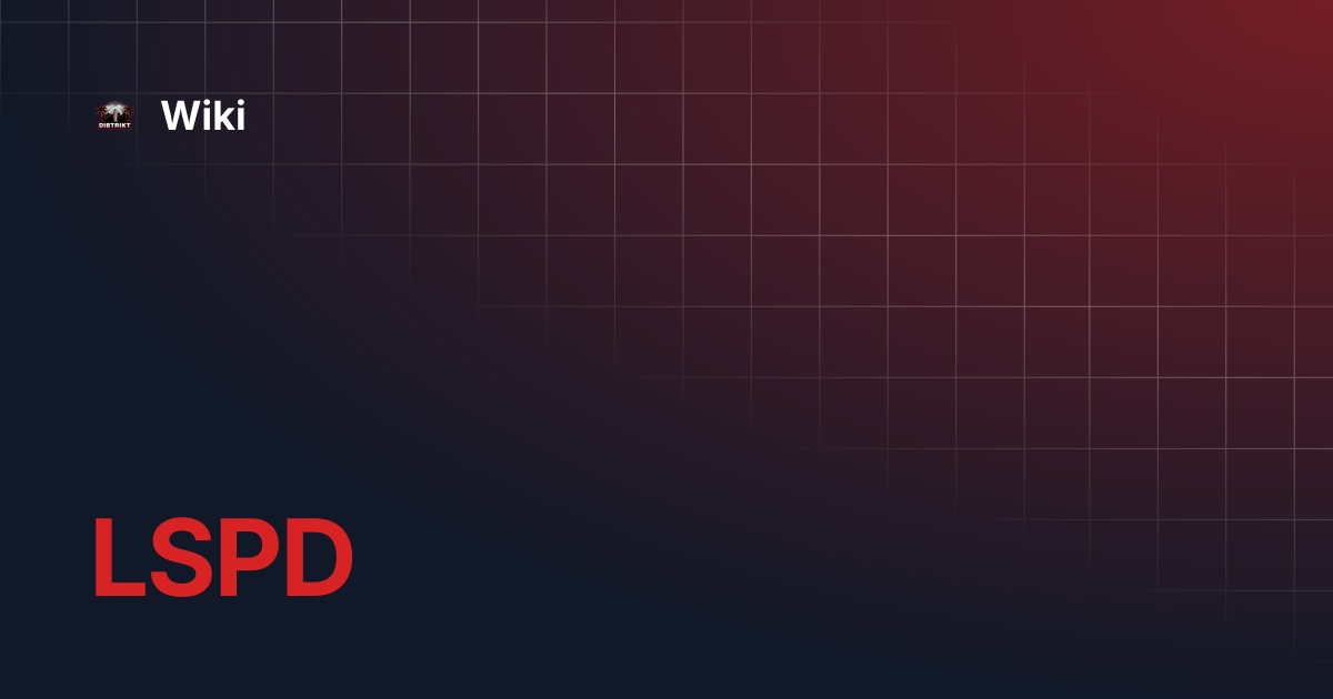 LSPD | Wiki